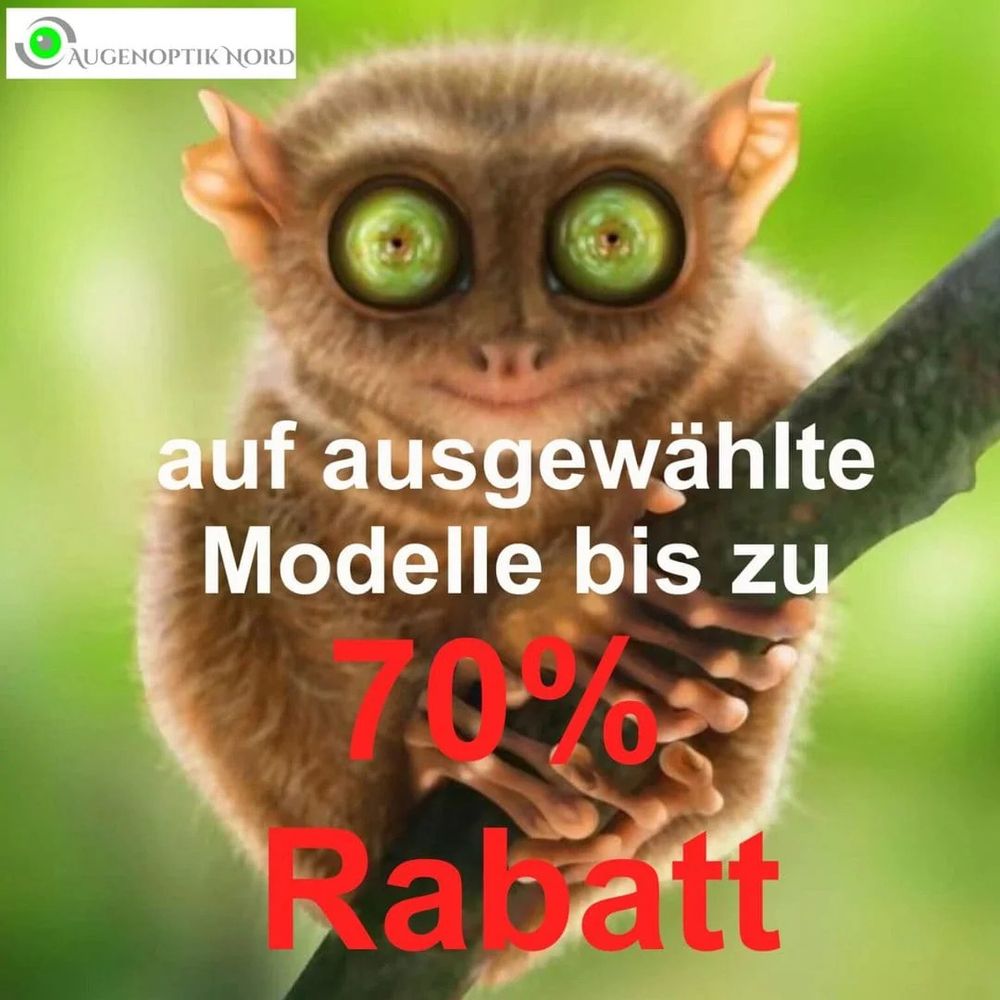 Rabattangebot auf ausgewählte Modelle bis zu 70%
